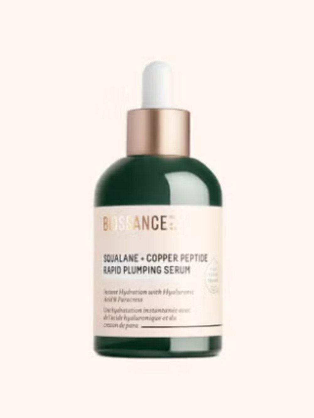 Biossance Squalane + Copper Peptide Rapid Plumping Serum - Travel Size